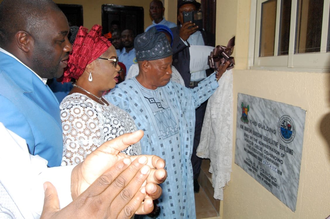 Commissioning of a community infrastructure project in Agboyi-Ketu